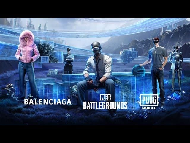 PUBG Mobile Couture Armor Set from Balenciaga collaboration displayed on character