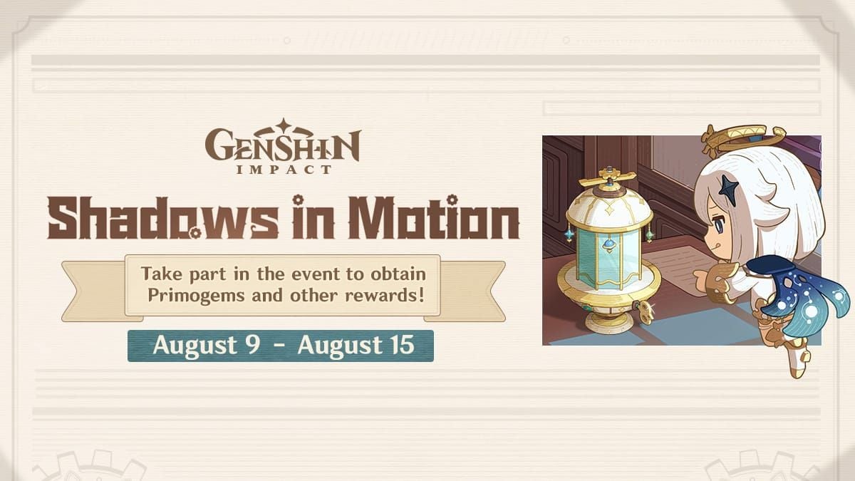 Genshin Impact web event interface showing limited-time rewards and participation options