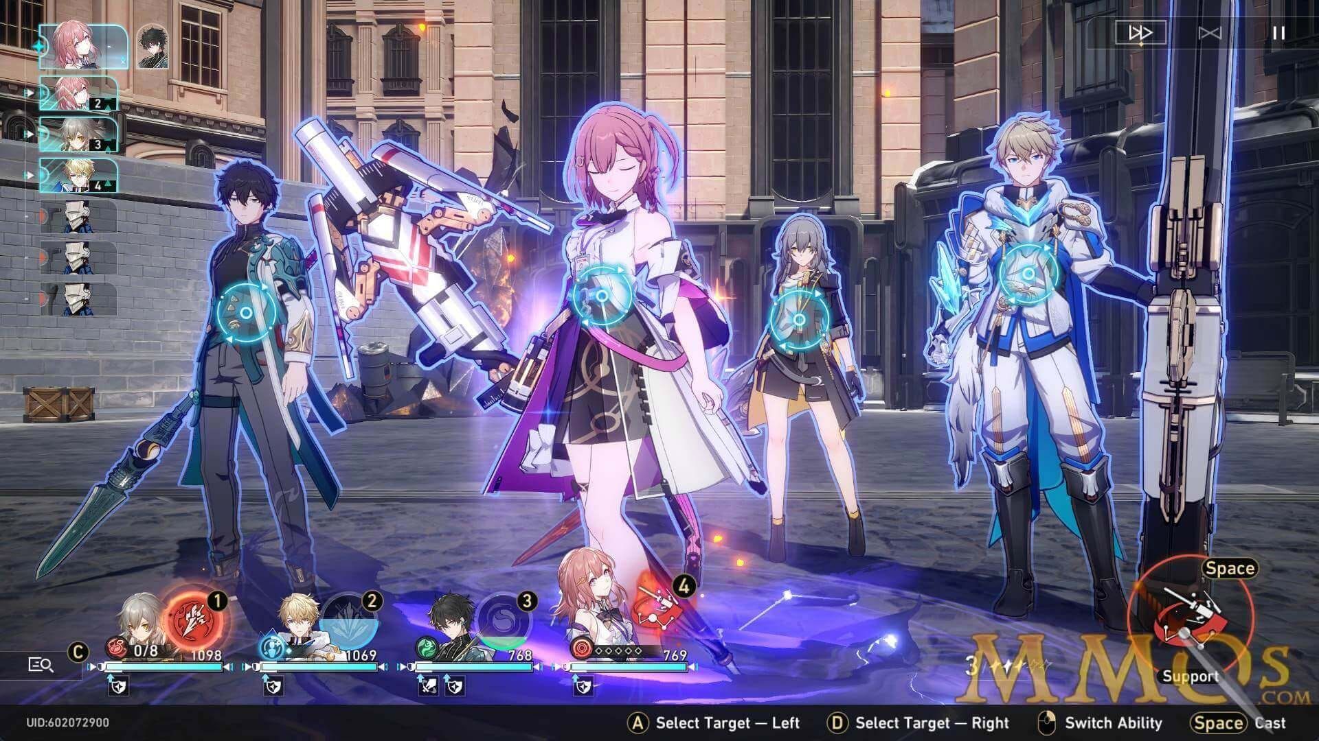 Honkai Star Rail platform selection screen showing available gaming platforms