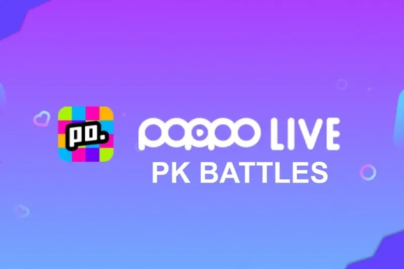 Скриншот подарочной битвы Poppo Live PK с кошельком монет