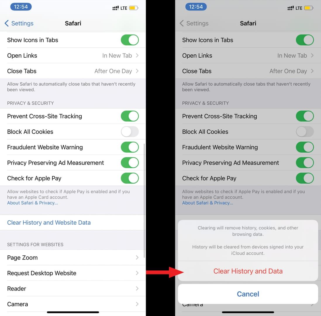 SUGO Android app settings menu with clear cache and data options highlighted