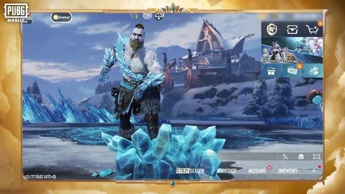 Интерфейс миссий PUBG Mobile Growing Pack с ежедневными и еженедельными задачами