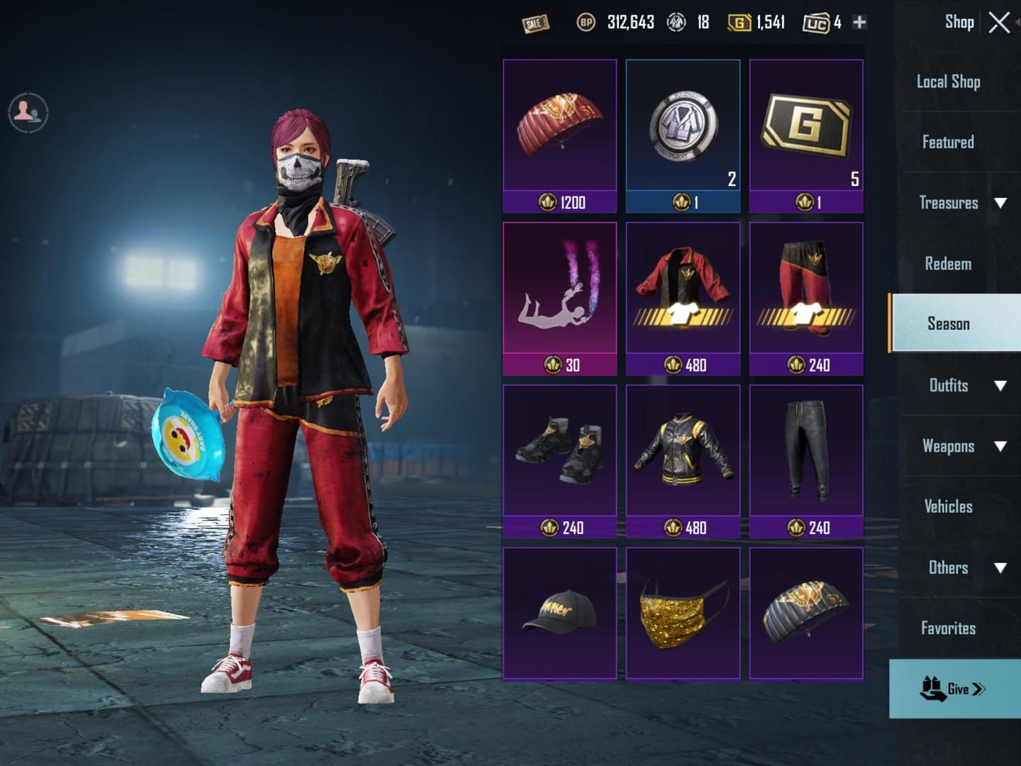 Наряд PUBG Mobile Aberrant Surgeon Set