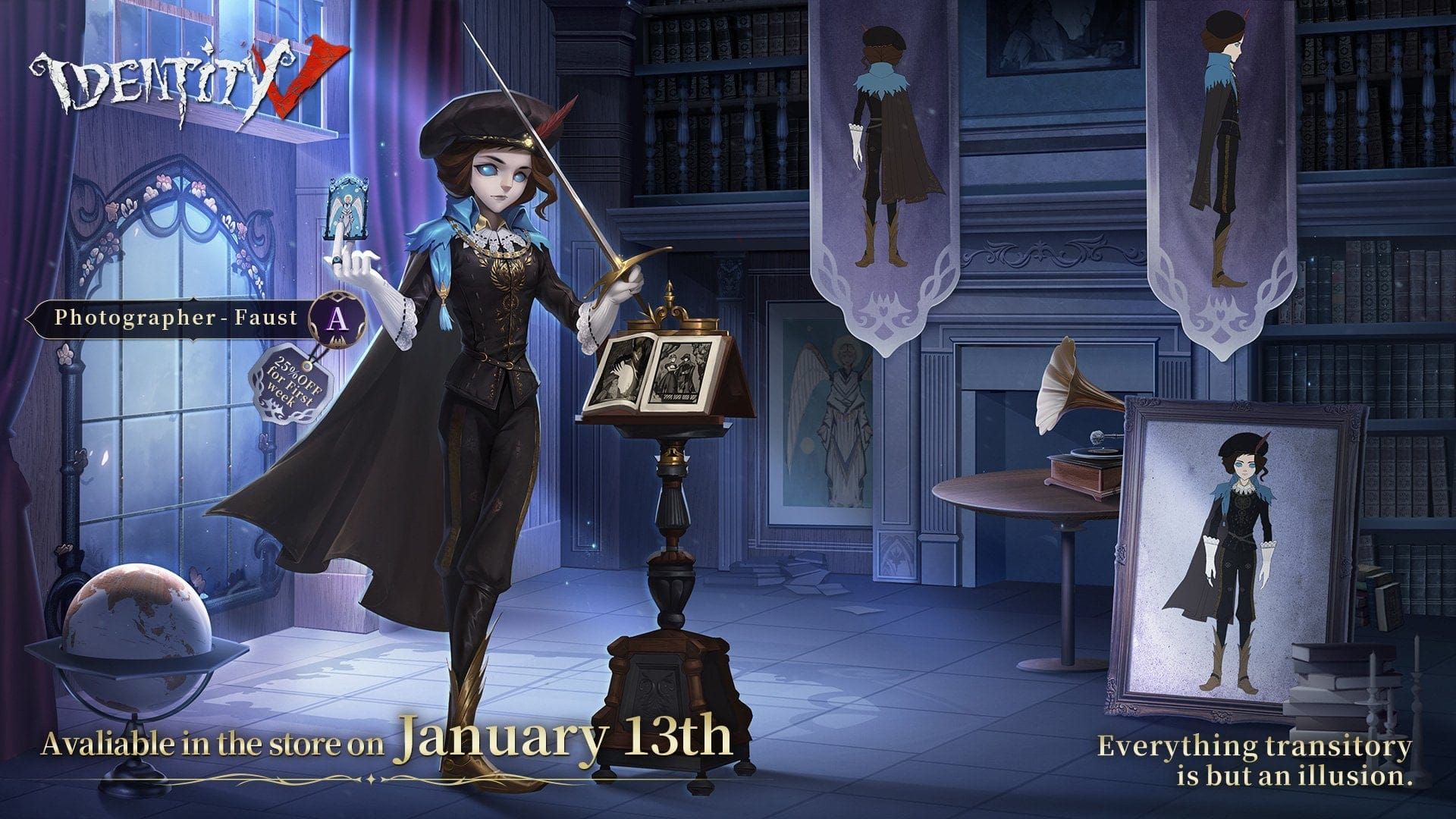 Identity V Photographer in-game blink ability during pallet chase