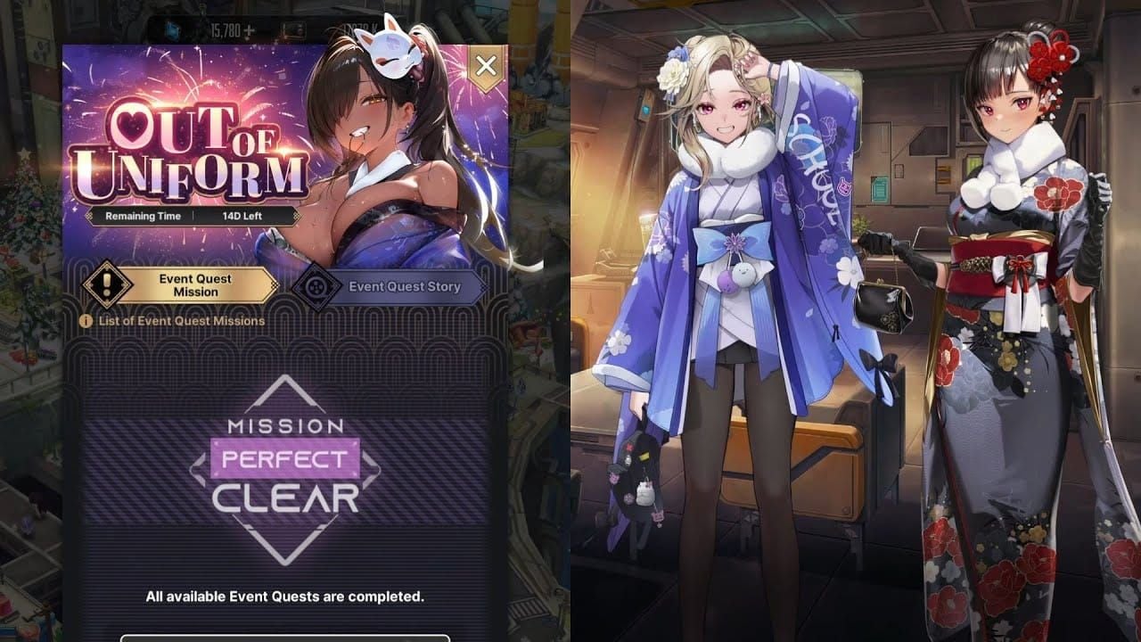Goddess of Victory NIKKE OUT OF UNIFORM archive character artworks