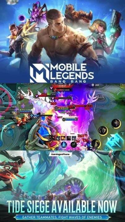 Уранус в «Осаде прилива» Mobile Legends: Bang Bang с предметом «Топор войны»
