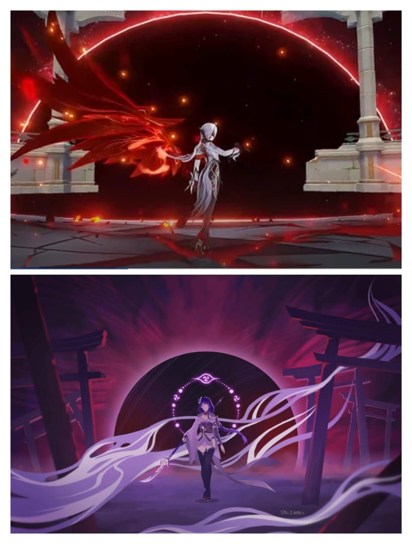 Genshin Impact Crimson Moon's Semblance weapon for Arlecchino