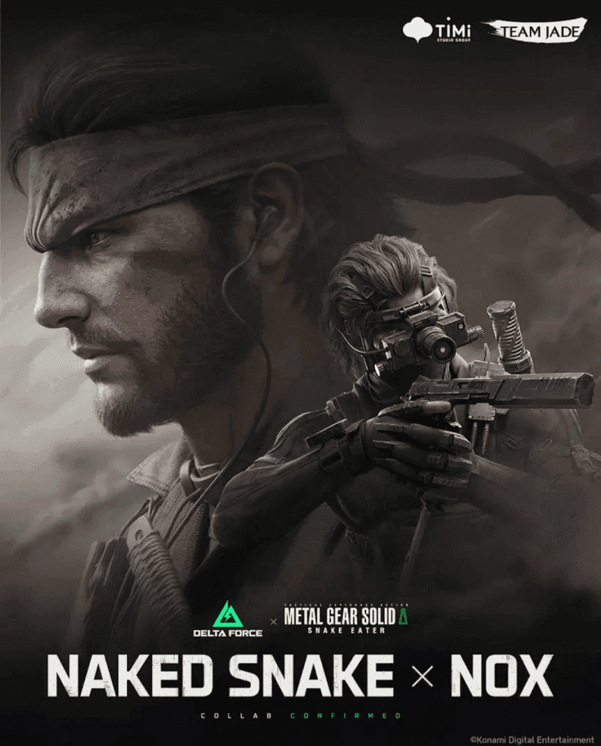 Delta Force operator with MGS Naked Snake skin