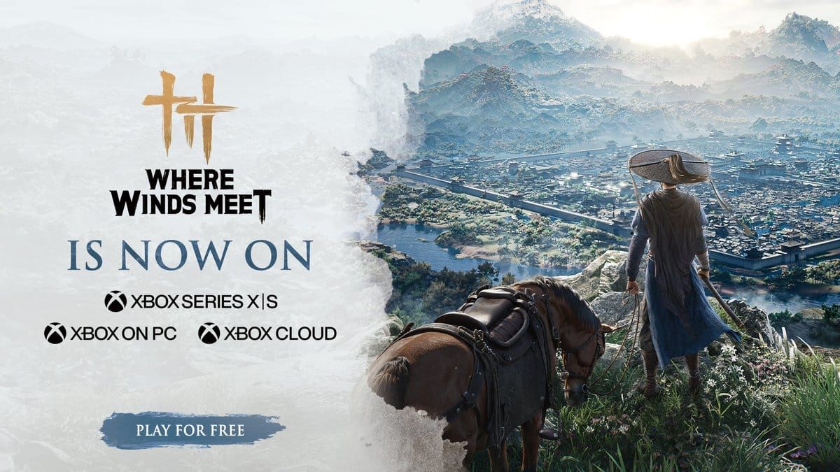Where Winds Meet running on Xbox Series X console