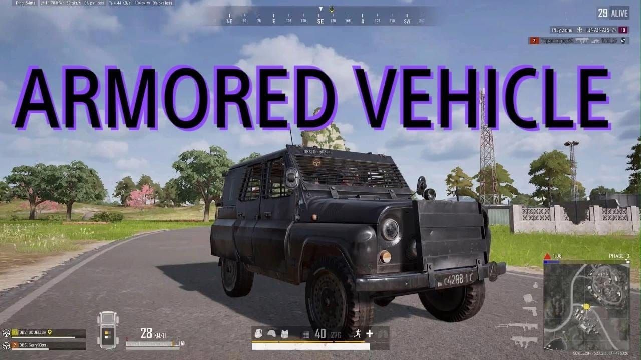 Comparison between regular UAZ and Pillar UAZ with protective wire mesh