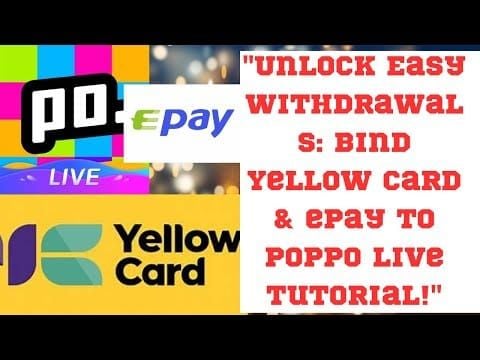 Интерфейс вывода средств Poppo Live, отображающий вариант оплаты EPay с подробной информацией о времени обработки