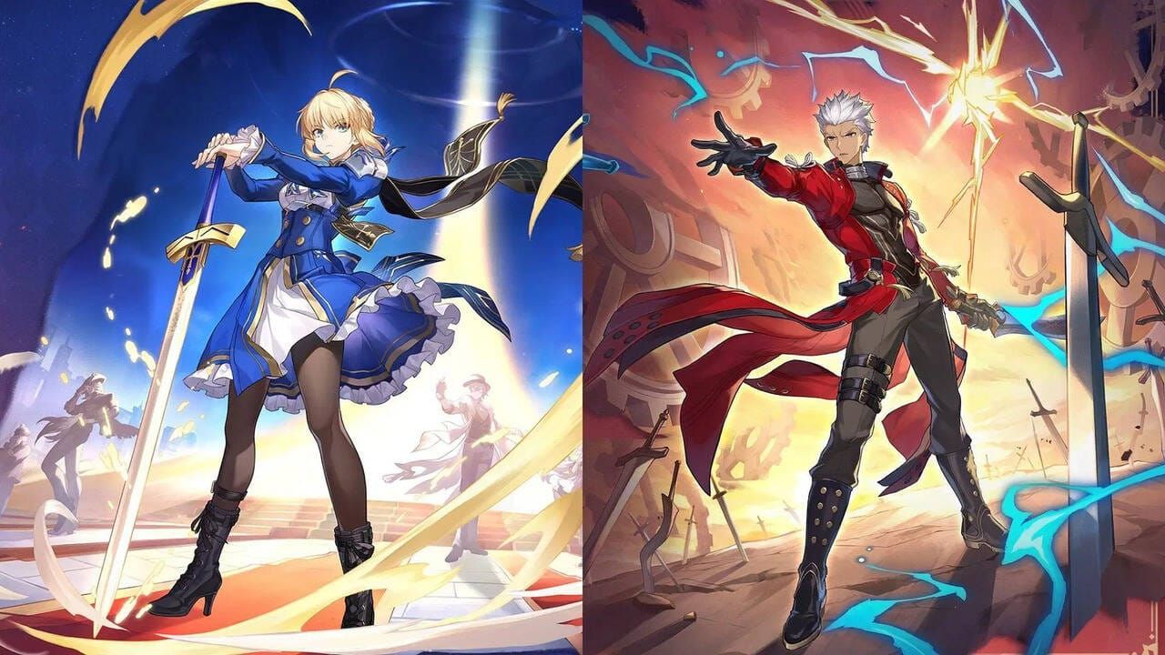 Comparison of Saber and Archer F2P teams in Honkai Star Rail