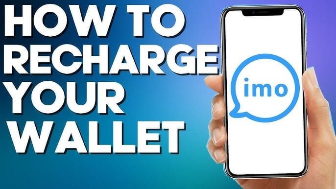 IMO app wallet recharge interface screenshot