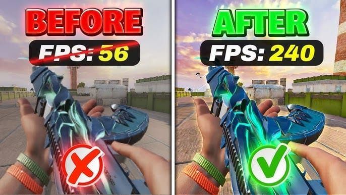 Blood Strike in-game FPS counter interface in graphics settings