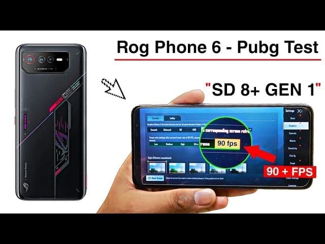 Тест производительности FPS в PUBG Mobile на ROG Phone 8