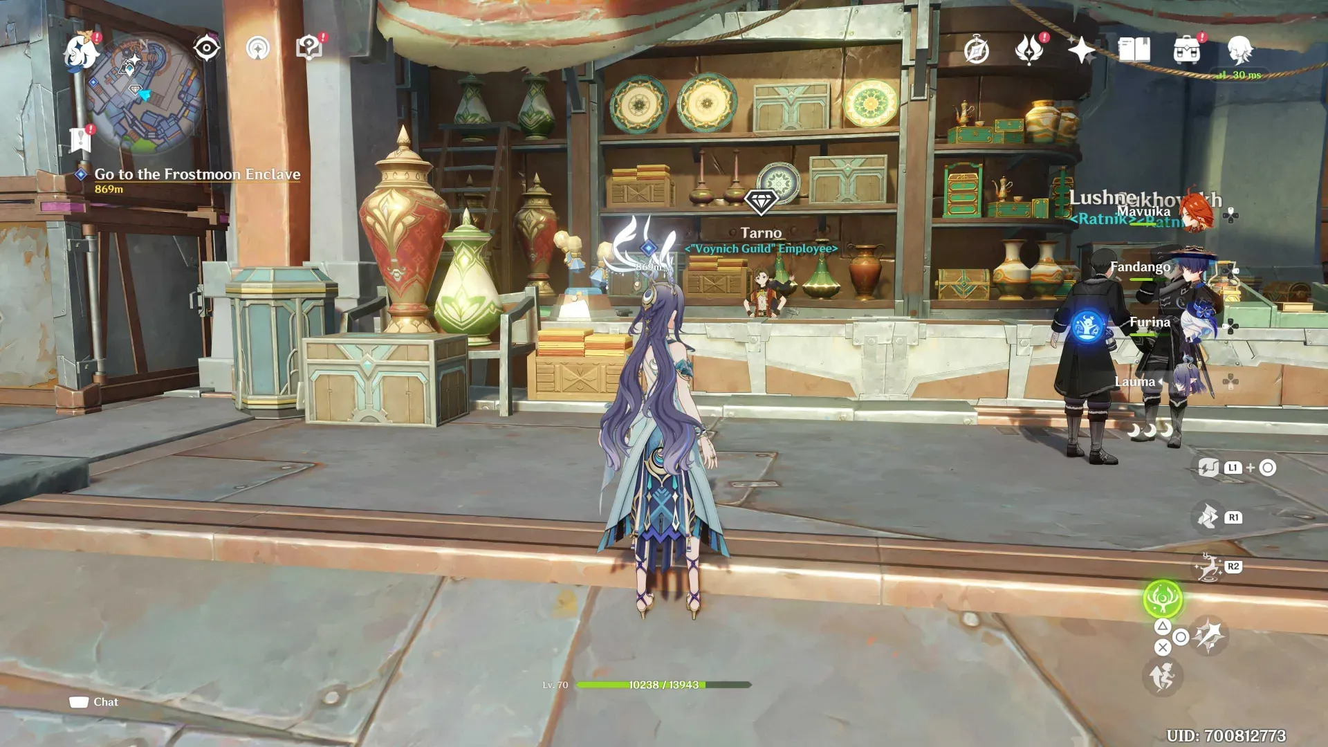Luna Sigil shop interface at Nod-Krai Meeting Point in Genshin Impact showing upgrade priorities
