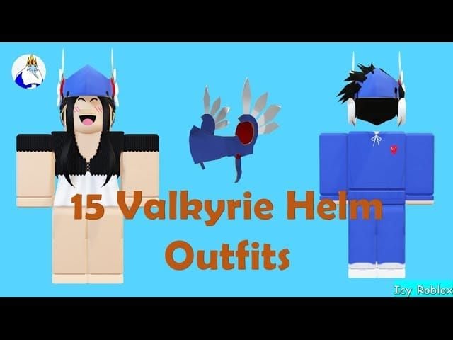 Аватар Roblox в шлеме Валькирии