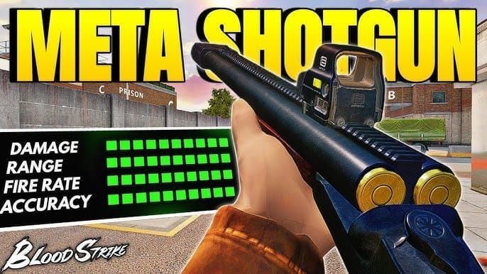 Blood Strike S868 shotgun with Razor Rounds equipped