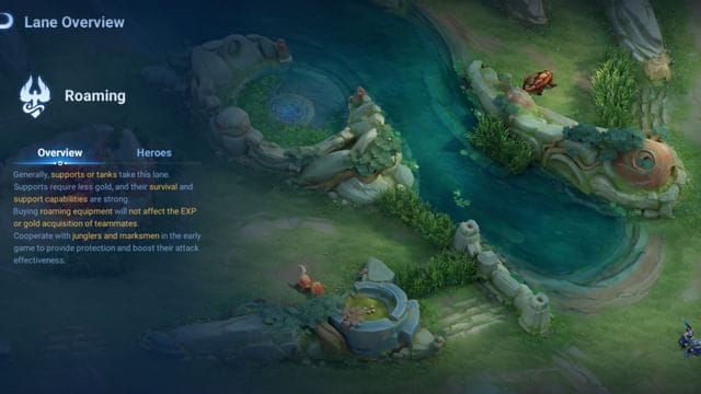 Honor of Kings support 5-step roaming guide