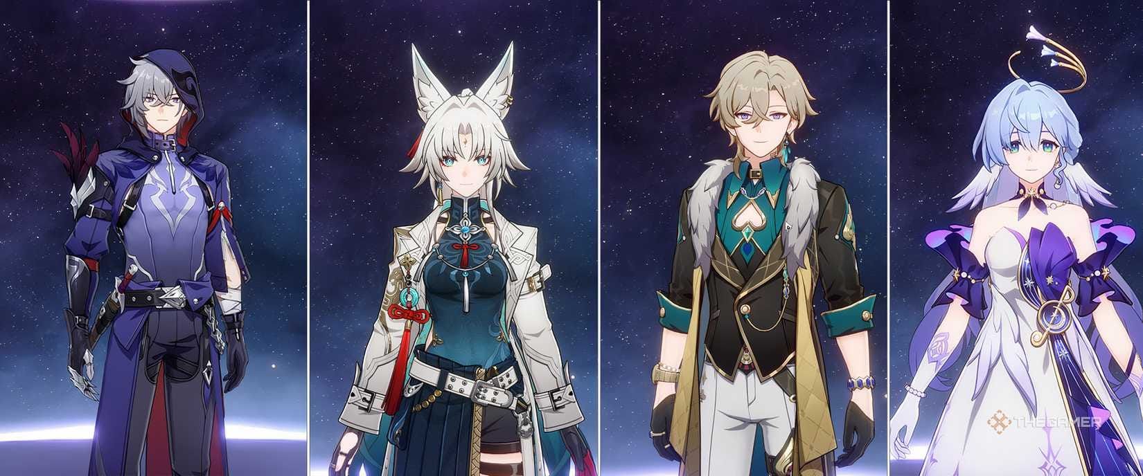 Honkai Star Rail comparison of March 7th Hunt vs Moze E0 Flying Aureus stack generation per rotation