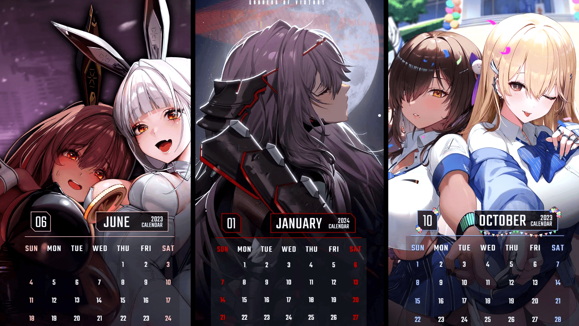 NIKKE 3rd Anniversary Nayuta and Liberalio banner interface