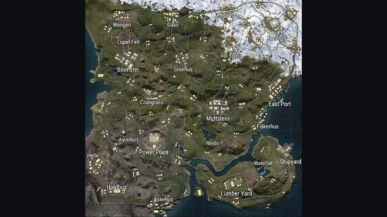 Карта Ливик в PUBG Mobile для быстрого поднятия ранга после сброса 31-го сезона