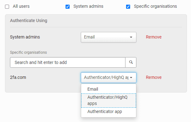 Likee app security settings for 2FA