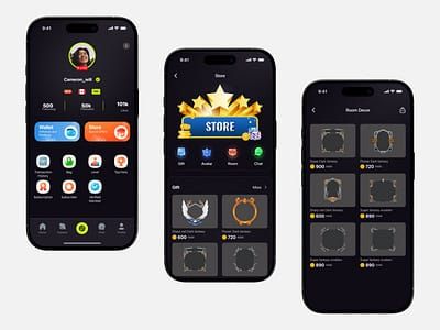 Bigo Live main app interface displaying live streaming features and chat functionality