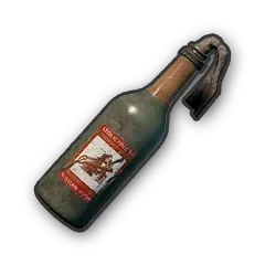 Огненный барьер из коктейля Молотова в PUBG Mobile на лестничном пролёте здания