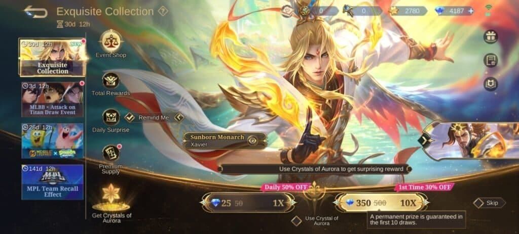 Mobile Legends Bang Bang duplicate skin to Regal Coins conversion rates guide