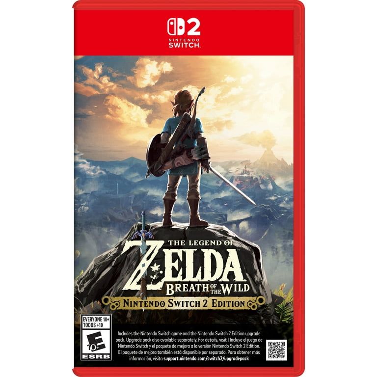 Zelda Breath of the Wild running on Nintendo Switch with sale price tag