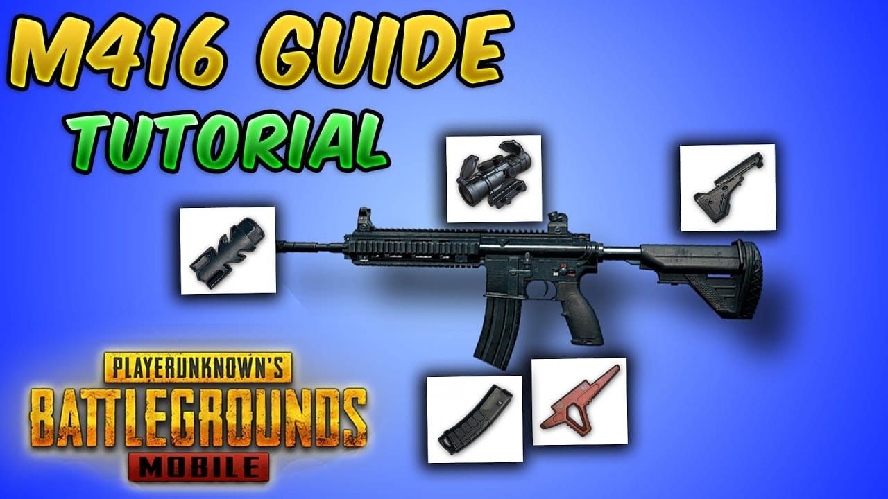 M416 с обвесами для контроля отдачи в PUBG Mobile
