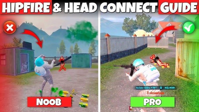 Hip-fire vs scoped vehicle sprays in PUBG Mobile