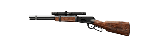 Free Fire Winchester Marksman rifle with upgrades and stats
