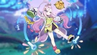 Aino's Elemental Burst ability creating the Hydronic Cooling Zone in Genshin Impact