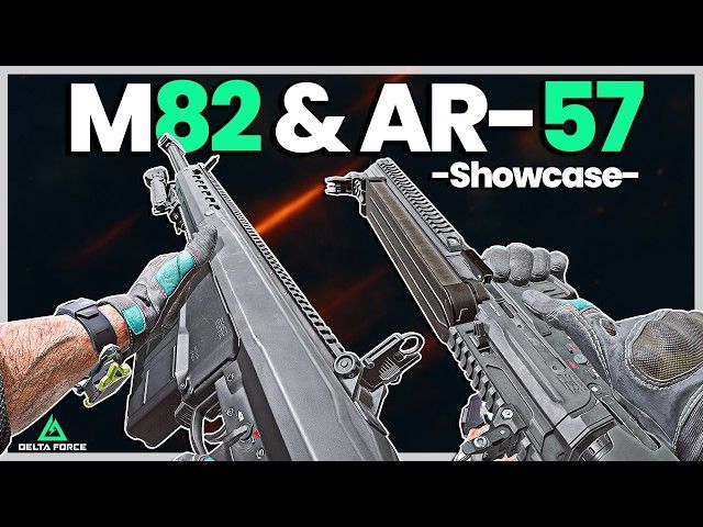 Штурмовая винтовка MDR и крупнокалиберная снайперская винтовка M82 на стрельбище