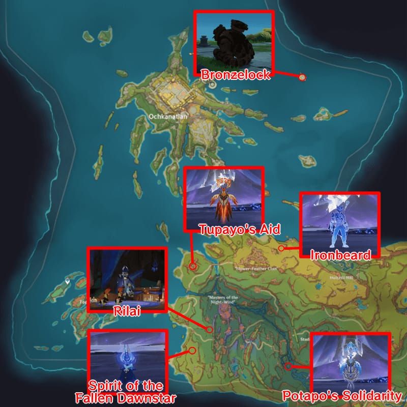 Genshin Impact Nod-Krai Local Legends optimal farming route guide