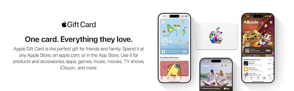 Интерфейс ввода кода активации подарочной карты Apple