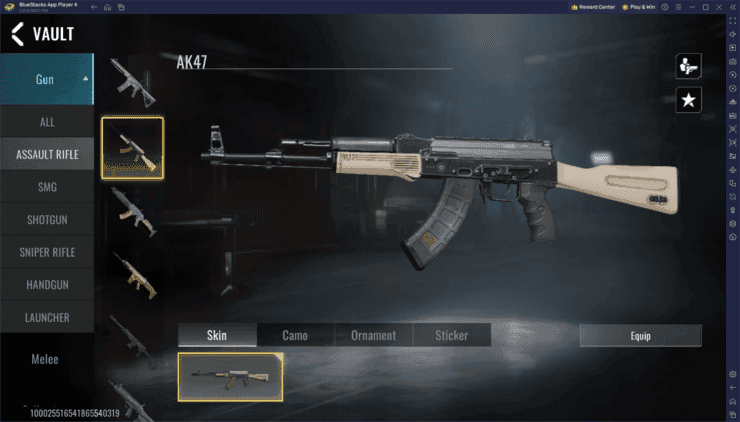 Blood Strike professional tournament weapon usage statistics showing FAL, Kala, Vector, and P90 adoption rates