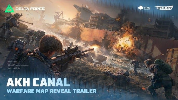 Delta Force Akh Canal Warfare map screenshot