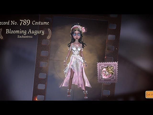 Identity V Enchantress Blooming Augury S-tier CNY skin from Fluttering Heart package