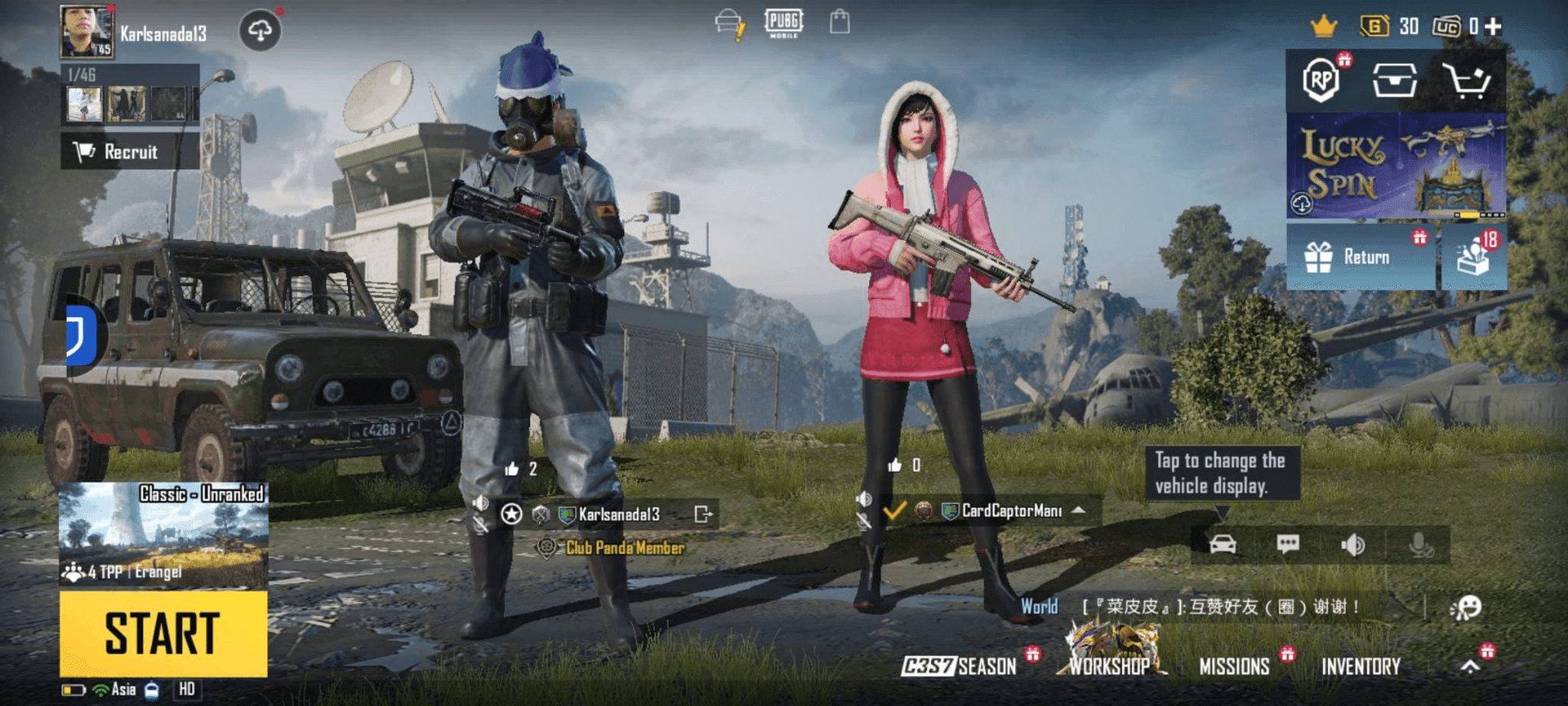 PUBG Mobile duo mode tactical positioning guide showing complementary weapon roles and team coordination