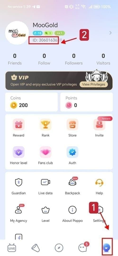 Example screenshots of Poppo refund success and failure cases