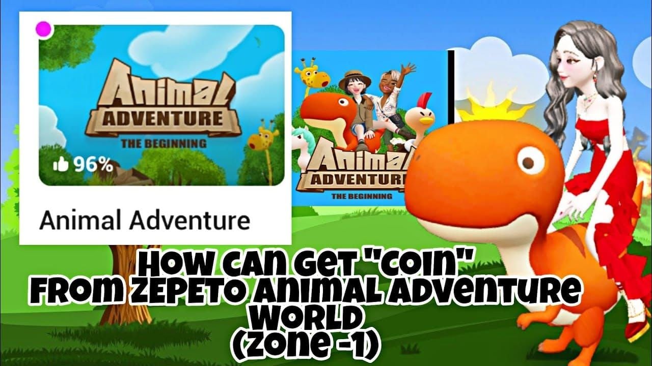 Скриншот лагерей Animal Adventure в ZEPETO ZEMs & Coins с наградами в монетах