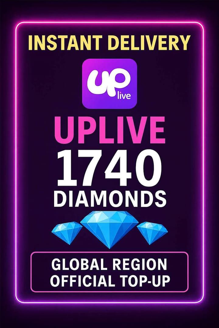 Интерфейс пополнения алмазов Uplive с опцией Professional VIP
