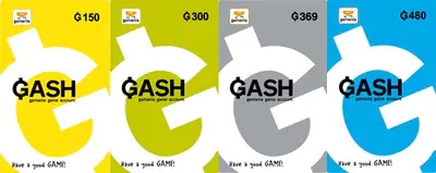 Физическая скретч-карта ваучера GASH Point для Тайваня