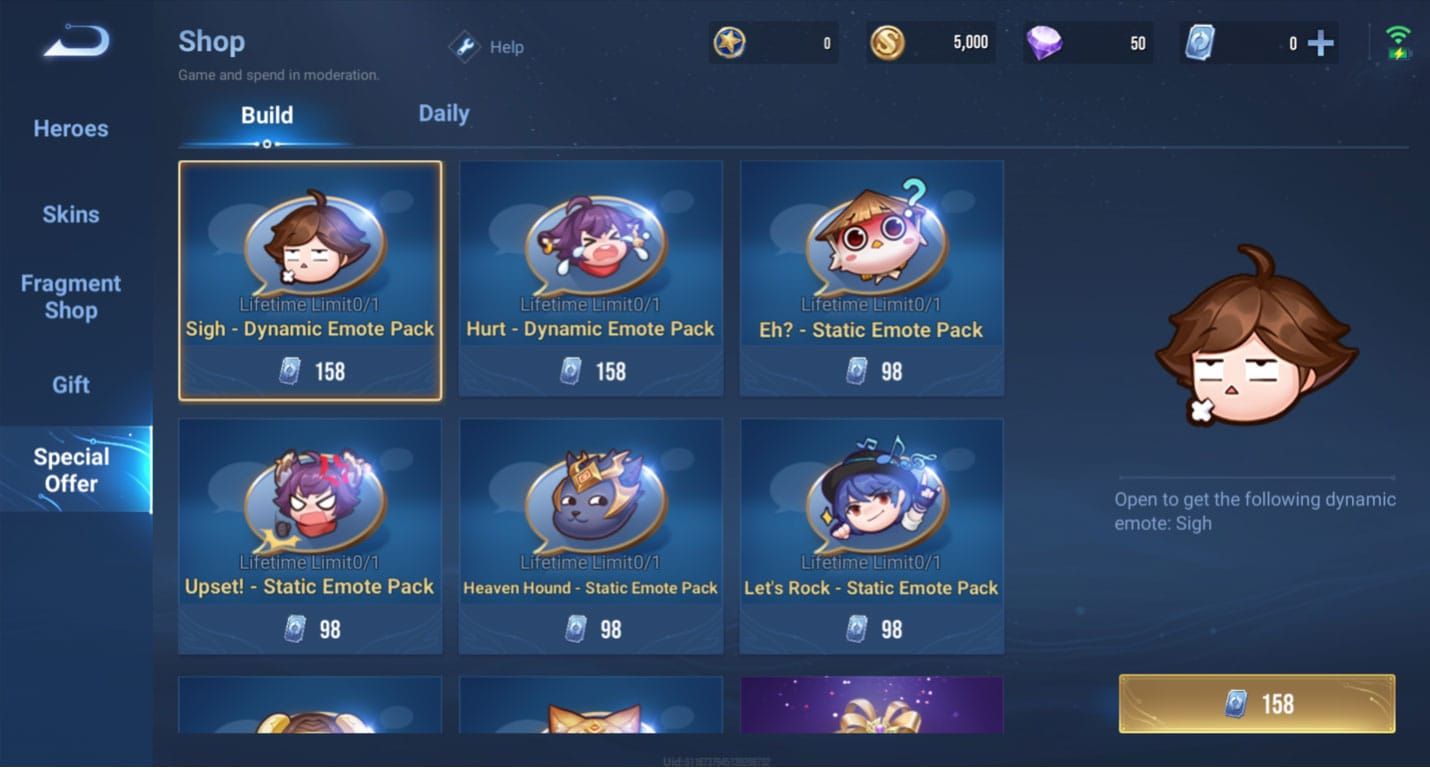 Honor of Kings in-game event rewards dashboard displaying cumulative tokens and rebates