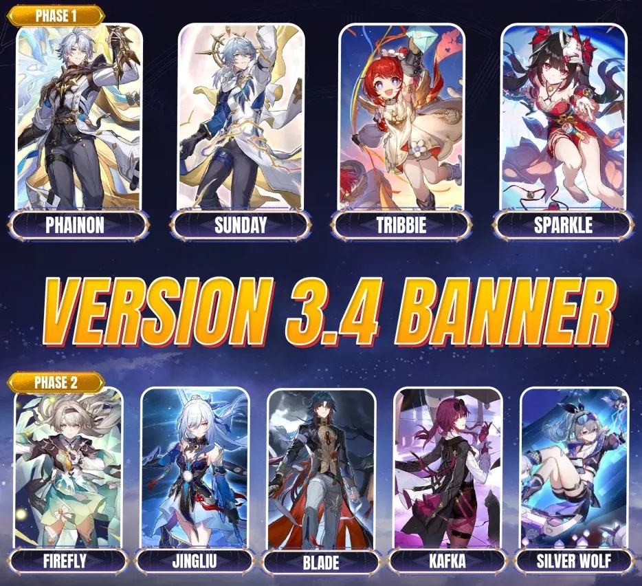 Honkai: Star Rail Version 3.4 Banner Reveal: Phainon Debuts, Limited-Time Fate Crossover Characters Arrive!