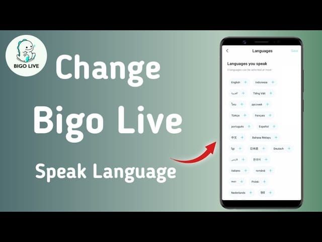 Руководство по приложению Bigo Live к меню настроек перевода