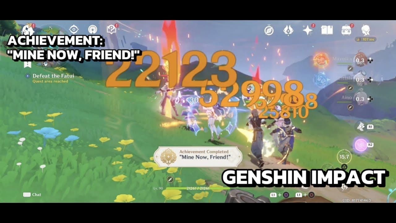 Скриншот Genshin Impact последовательности фарма достижения «Теперь Моё, Друг» в Нод-Крае